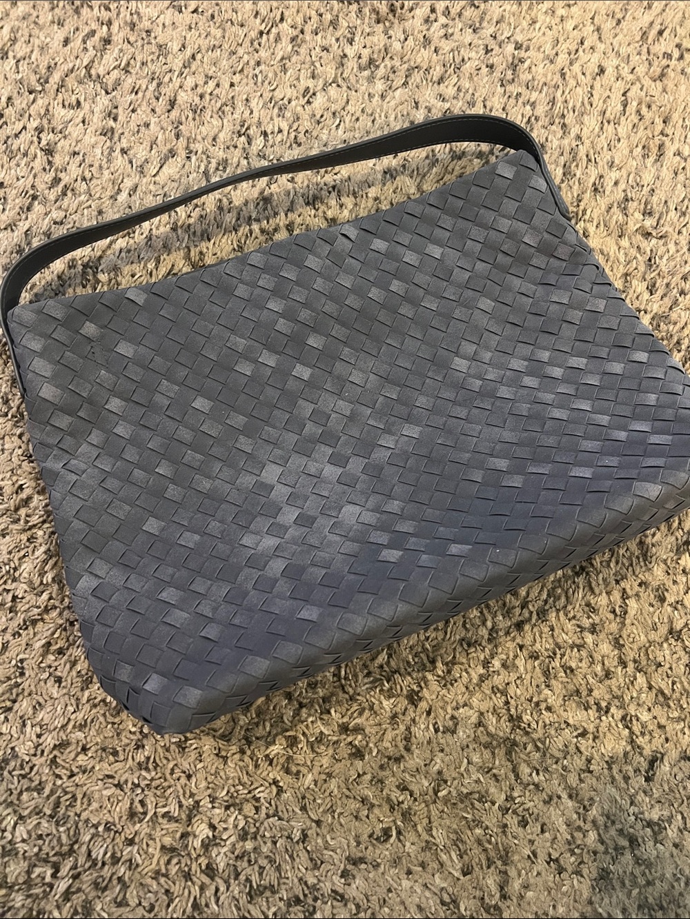 Woven Leather Shoulder Bag